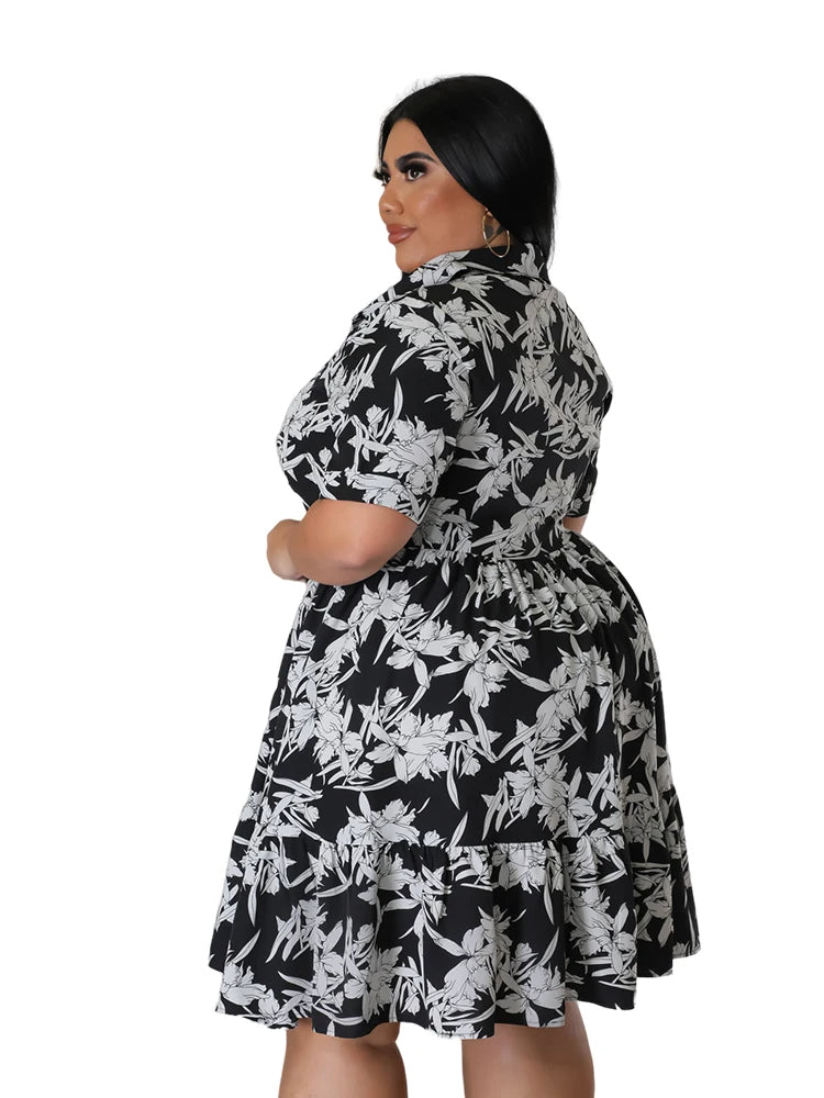 Sammy Jackson™ Franka Sukienka Plus Size | Stylowa i Radosna