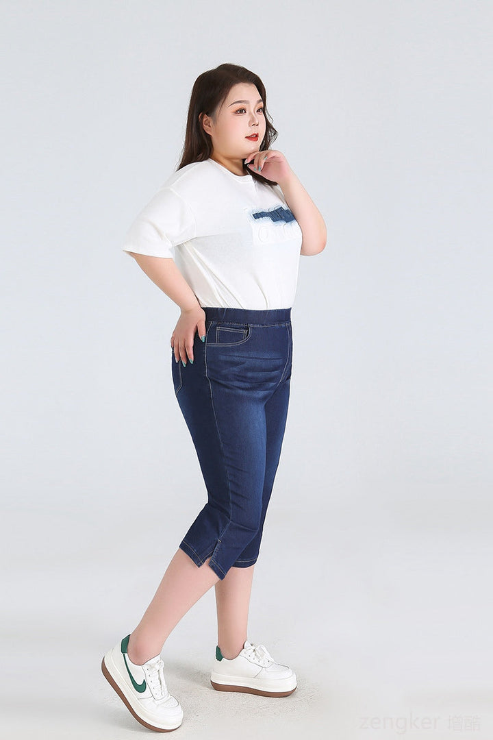 Sammy Jackson™ Leah Plus Size Driekwartsbroek | Trendy & Veelzijdig