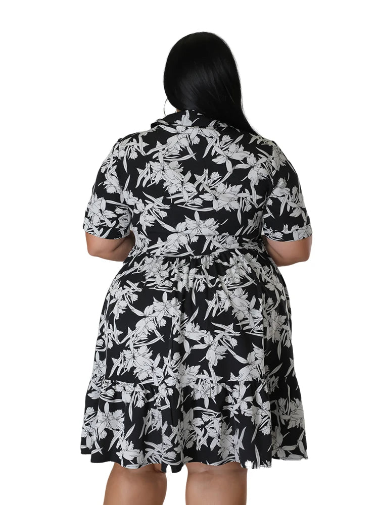 Sammy Jackson™ Franka Sukienka Plus Size | Stylowa i Radosna