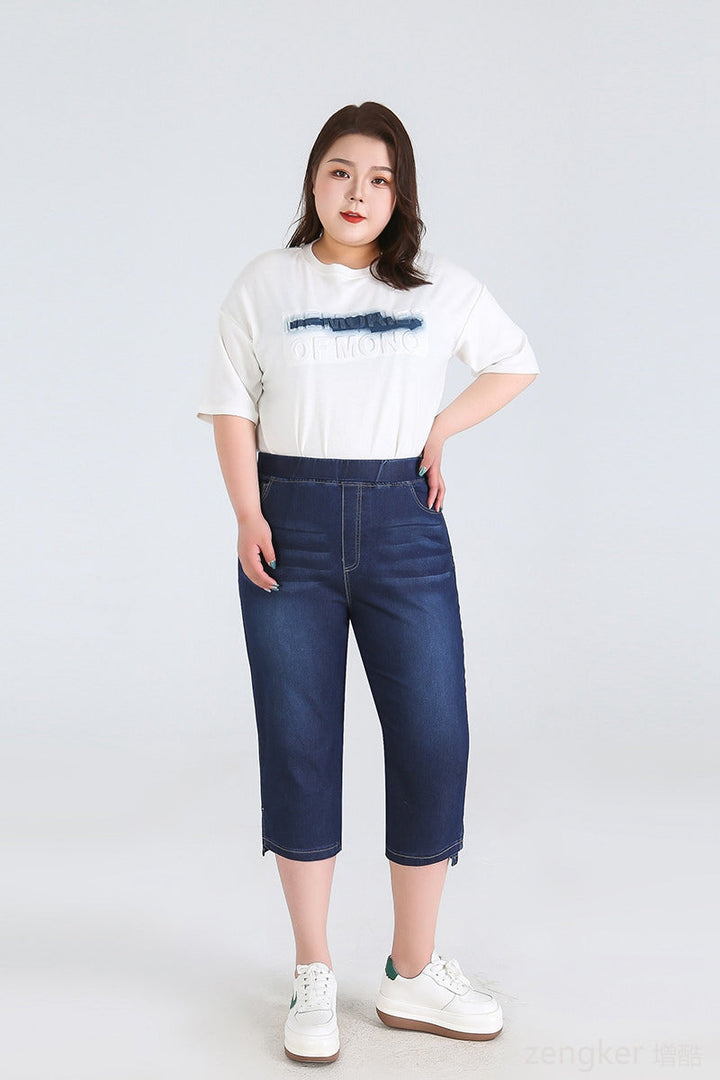 Sammy Jackson™ Leah Plus Size Driekwartsbroek | Trendy & Veelzijdig