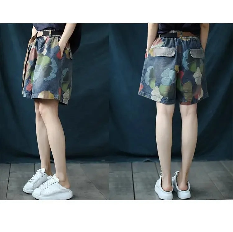 Sammy Jackson™ Zola Plus Size Denim Short | Uniek & Stijlvol
