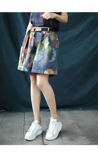 Sammy Jackson™ Zola Plus Size Denim Short | Uniek & Stijlvol