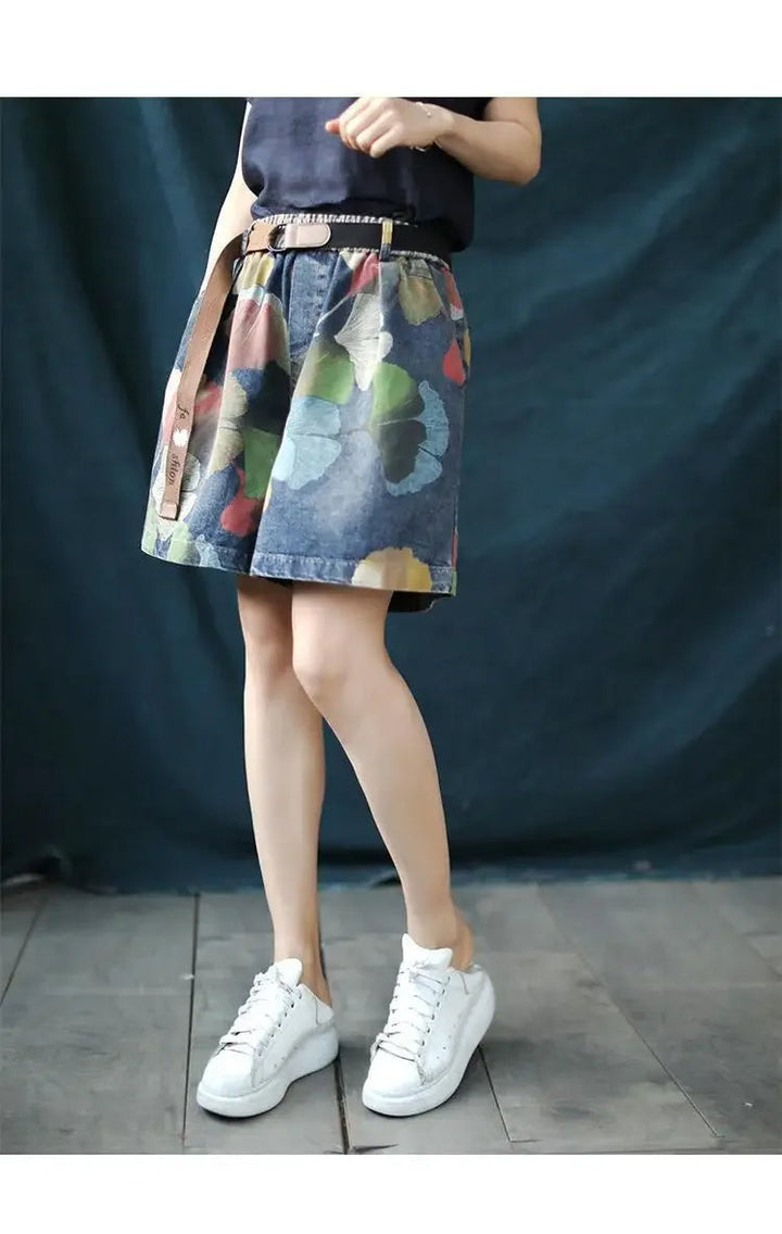 Sammy Jackson™ Zola Plus Size Denim Short | Uniek & Stijlvol