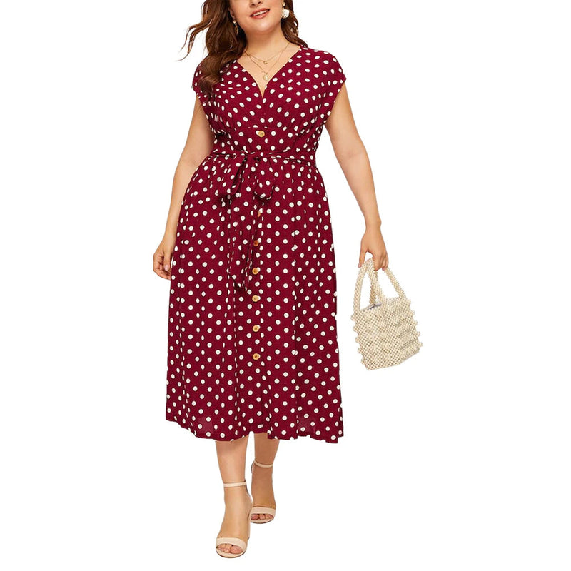 Sammy Jackson™ Sandy Sukienka Plus Size | Komfortowa i Seksowna