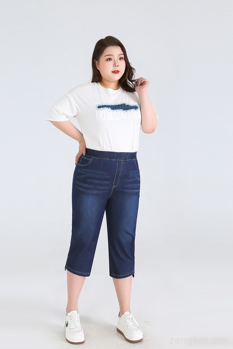 Sammy Jackson™ Leah Plus Size Driekwartsbroek | Trendy & Veelzijdig