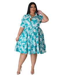 Sammy Jackson™ Franka Sukienka Plus Size | Stylowa i Radosna