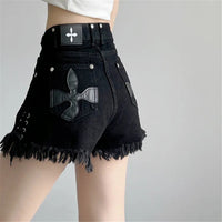 Sammy Jackson™ Wynona Plus Size Denim Short | Stoer & Stijlvol
