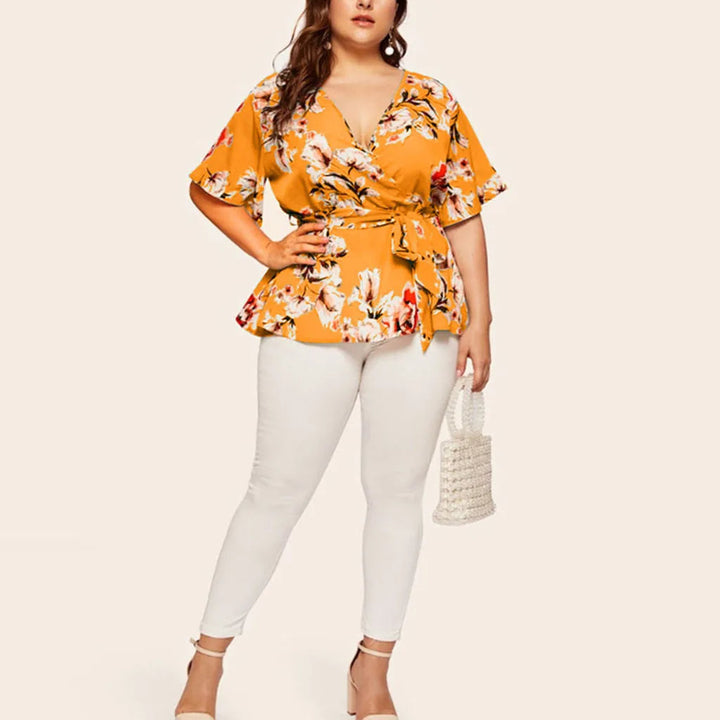 Sammy Jackson™ Rubia Plus Size Blouse | Trendy & Comfortabel