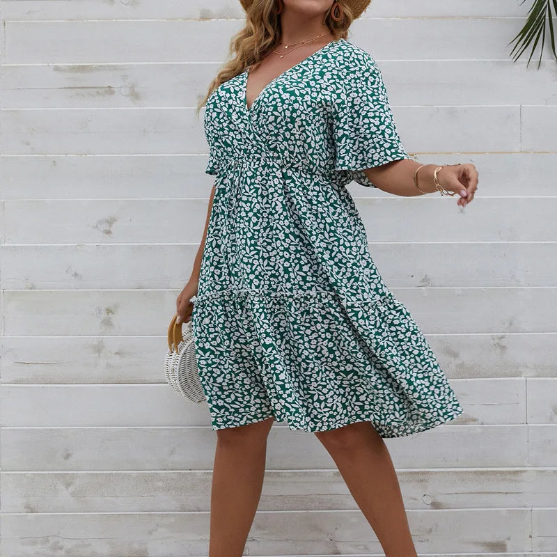 Sammy Jackson™ Alison Plus Size Jurk | Stijlvol & Comfortabel