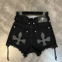 Sammy Jackson™ Wynona Plus Size Denim Short | Stoer & Stijlvol
