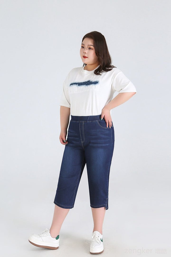 Sammy Jackson™ Leah Plus Size Driekwartsbroek | Trendy & Veelzijdig