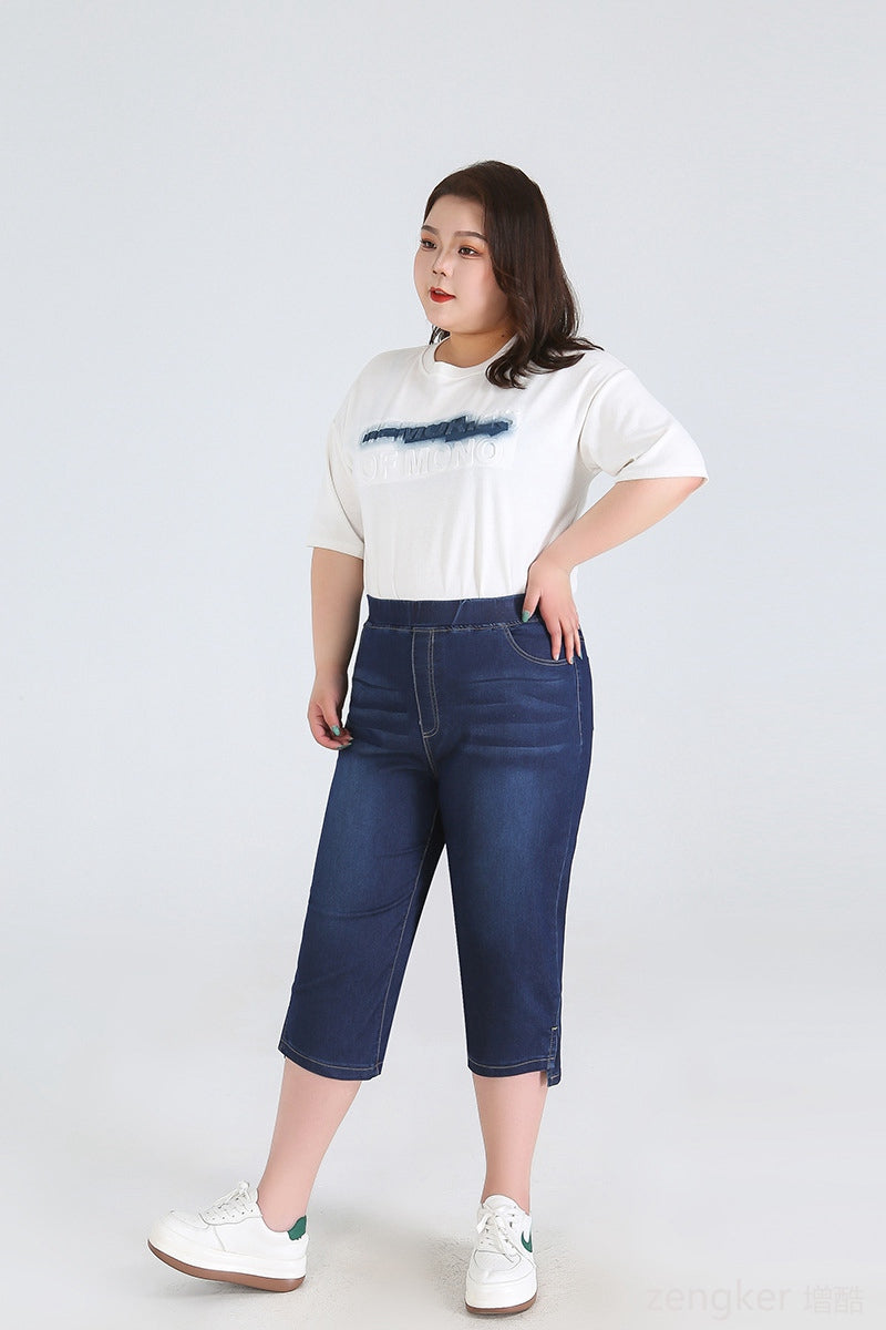 Sammy Jackson™ Leah Plus Size Driekwartsbroek | Trendy & Veelzijdig