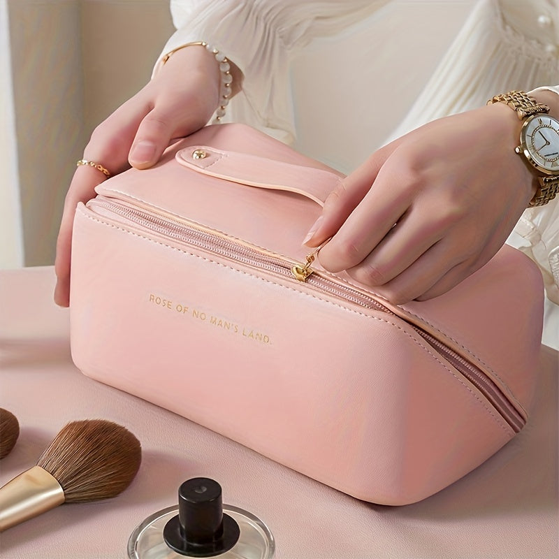 Makeup Organizer with Zipper – Luxury Toiletry Bag for Travel