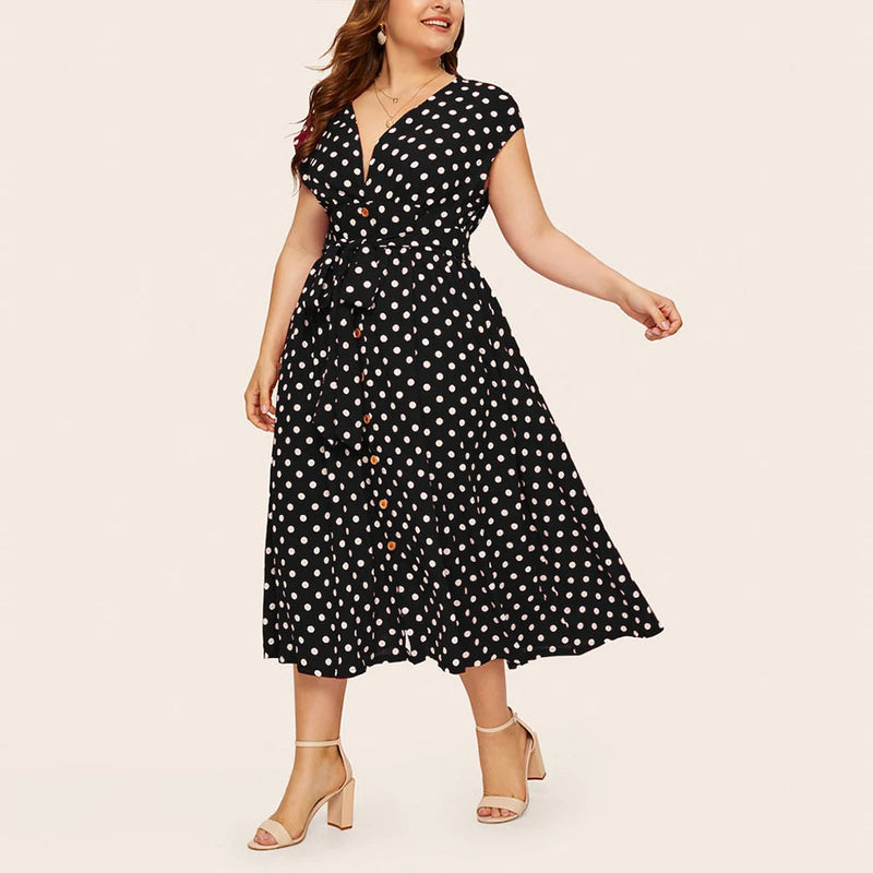 Sammy Jackson™ Sandy Sukienka Plus Size | Komfortowa i Seksowna