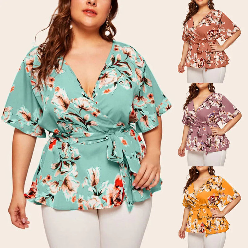 Sammy Jackson™ Rubia Plus Size Blouse | Trendy & Comfortabel