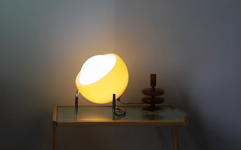 RETRO GLAS TAFELLAMP - SFEERVOLLE NORDIC NACHTVERLICHTING