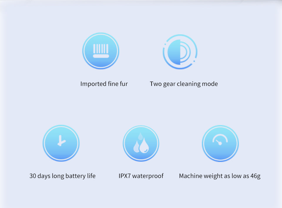 SONIC ELECTRIC TOOTHBRUSH - WATERPROOF AND USB RECHARGEABLE
