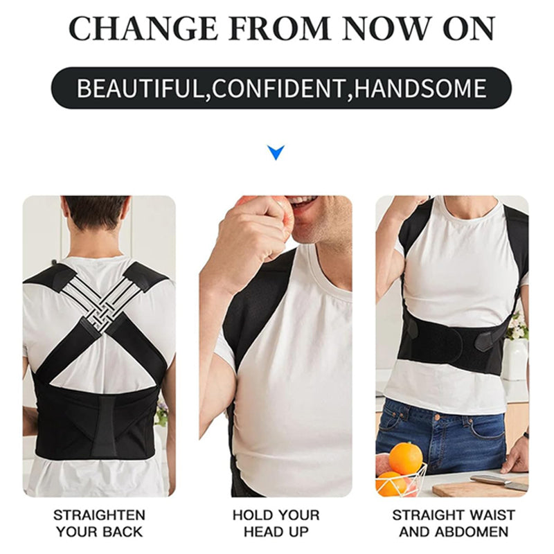 ADJUSTABLE POSTURE CORRECTOR FOR WOMEN AND CHILDREN - BREATHABLE BACK SUPPORT