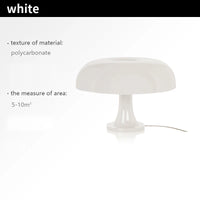 DESIGNER LED PADDENSTOEL TAFELLAMP - MODERN MINIMALISTISCH VOOR SLAAPKAMER & WOONKAMER