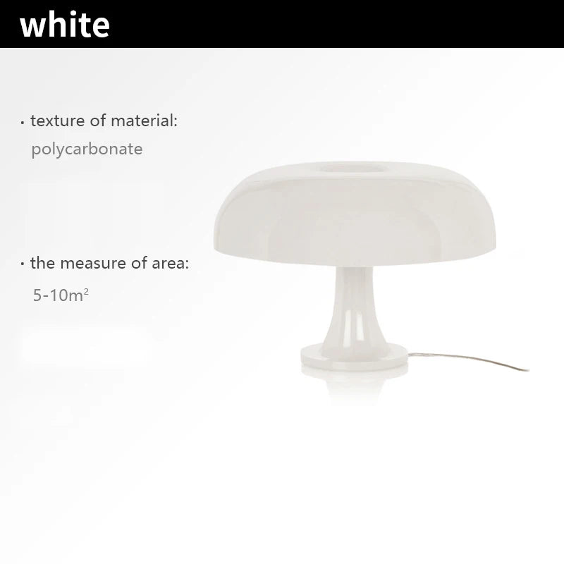 DESIGNER LED PADDENSTOEL TAFELLAMP - MODERN MINIMALISTISCH VOOR SLAAPKAMER & WOONKAMER