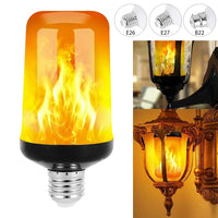 LED FLAME LIGHT PARTY LAMP - 4 MODES FIRE SIMULATION