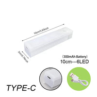 WIRELESS LED NIGHT LIGHT WITH MOTION SENSOR AND RECHARGEABLE BATTERY