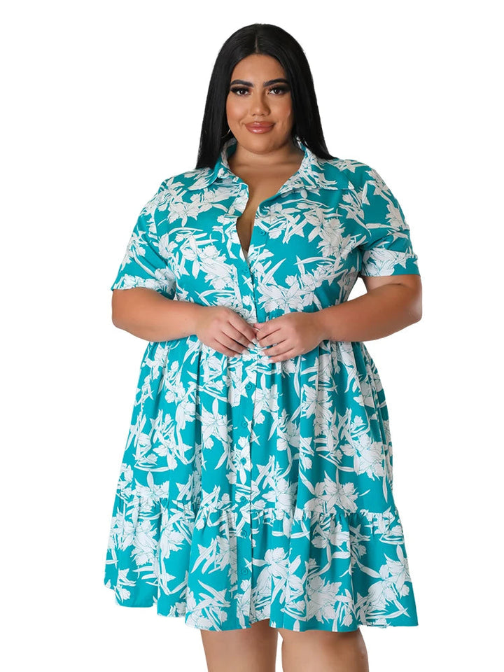 Sammy Jackson™ Franka Sukienka Plus Size | Stylowa i Radosna