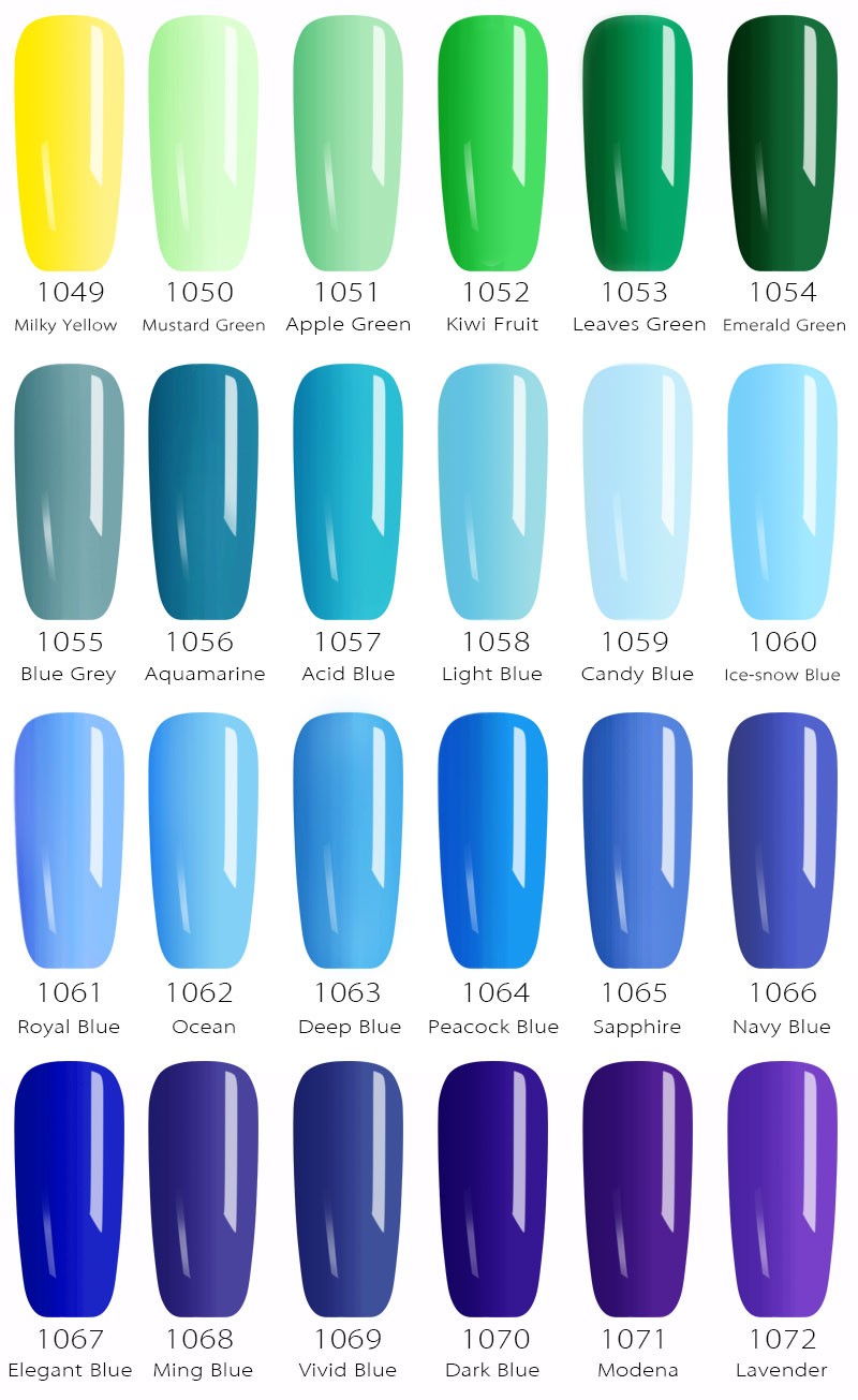 Gel Nail Polish UV LED – Luxury Colors 12ML