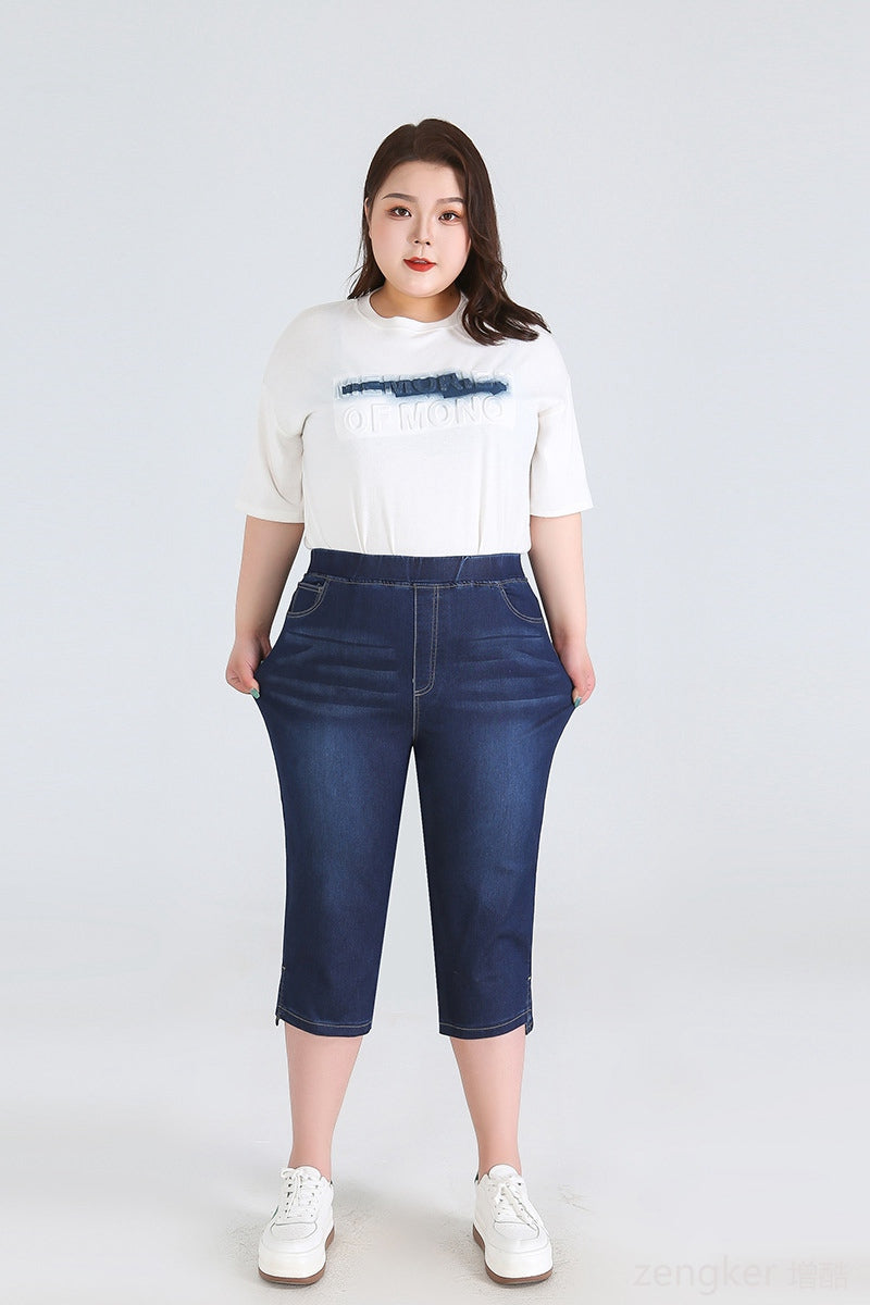 Sammy Jackson™ Leah Plus Size Driekwartsbroek | Trendy & Veelzijdig