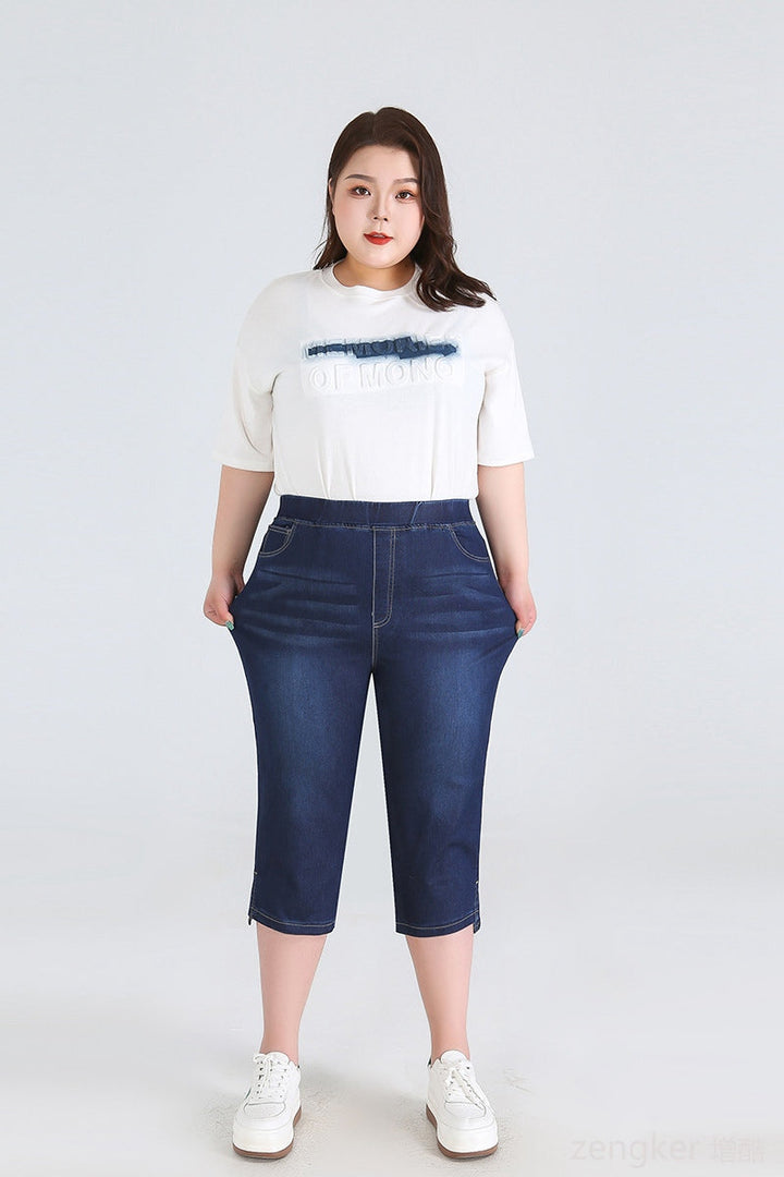 Sammy Jackson™ Leah Plus Size Driekwartsbroek | Trendy & Veelzijdig