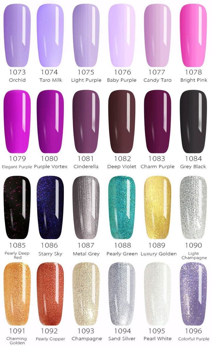 Gel Nail Polish UV LED – Luxury Colors 12ML