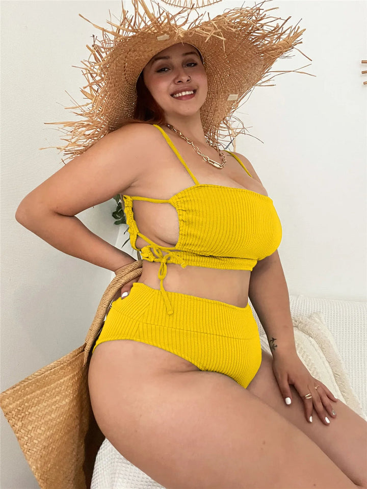 Sammy Jackson™ Zoey Plus Size Bikini | Comfortabel & Stijlvol