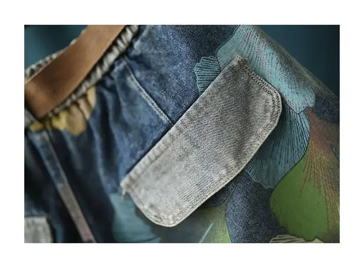 Sammy Jackson™ Zola Plus Size Denim Short | Uniek & Stijlvol