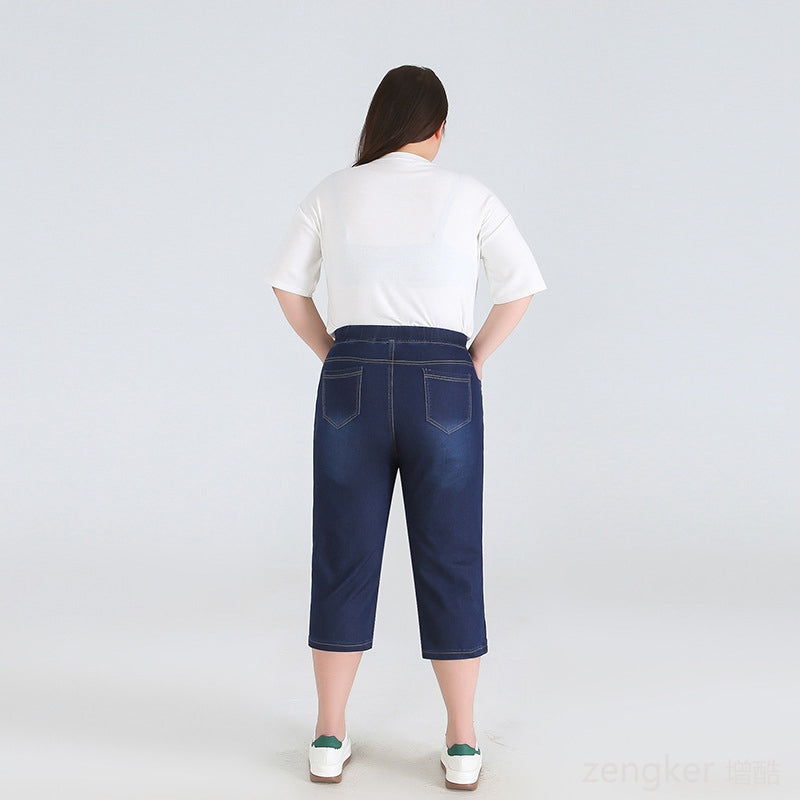 Sammy Jackson™ Leah Plus Size Driekwartsbroek | Trendy & Veelzijdig