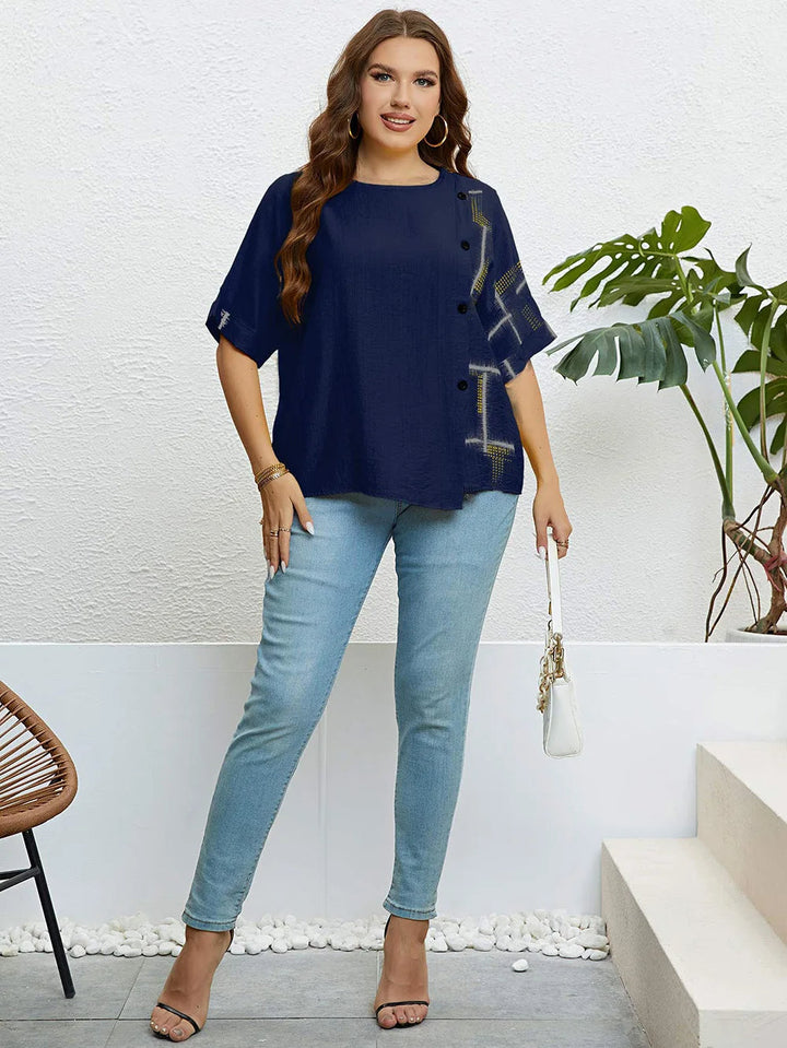 Sammy Jackson™ Dorien Koszulka Plus Size | Komfortowa i Codzienna