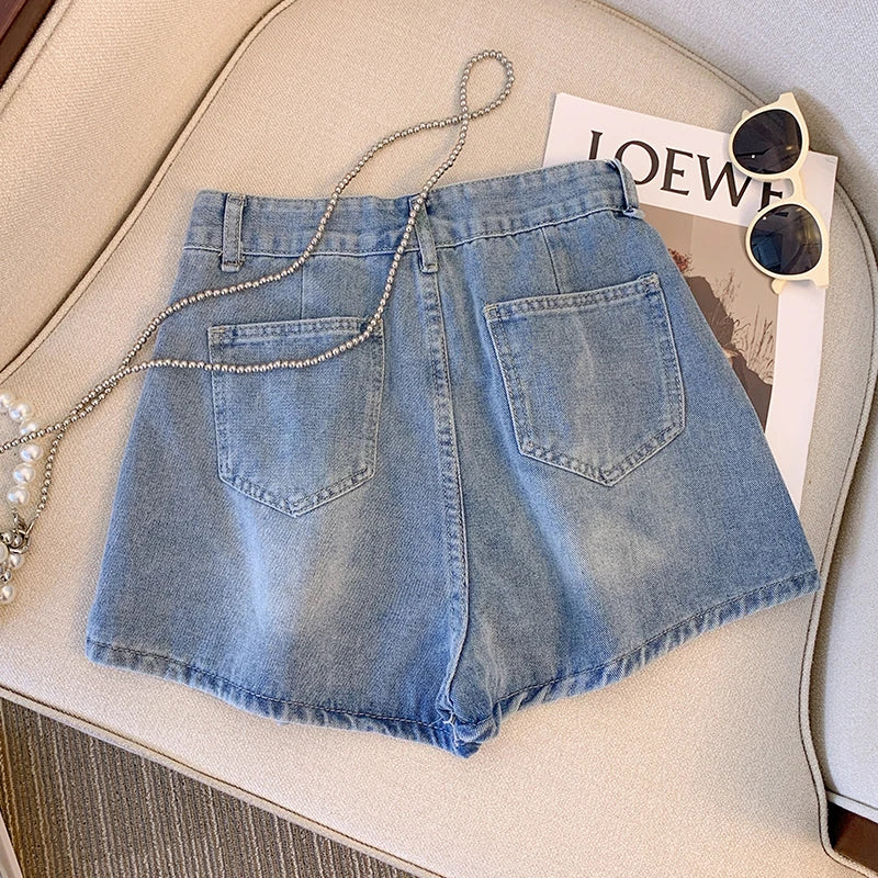 Sammy Jackson™ Sarah Plus Size Denim Short | Casual & Stijlvol