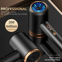 PROFESSIONAL HAIRDRYER 2400W WITH COLD AND WARM AIR - NEGATIVE IONS - POWERFUL HAIRDRYER FOR SALON RESULTS