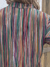 Sammy Jackson™ Gerry Plus Size Blouse | Gestreept & Casual