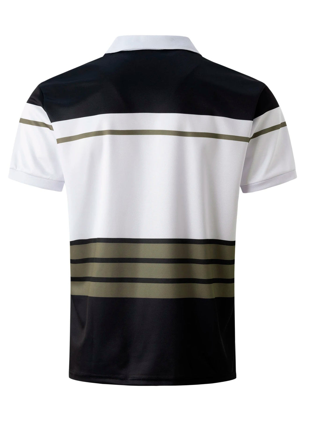 Sammy Jackson™ Boris Polo w Dużym Rozmiarze | W Paski i Stylowy
