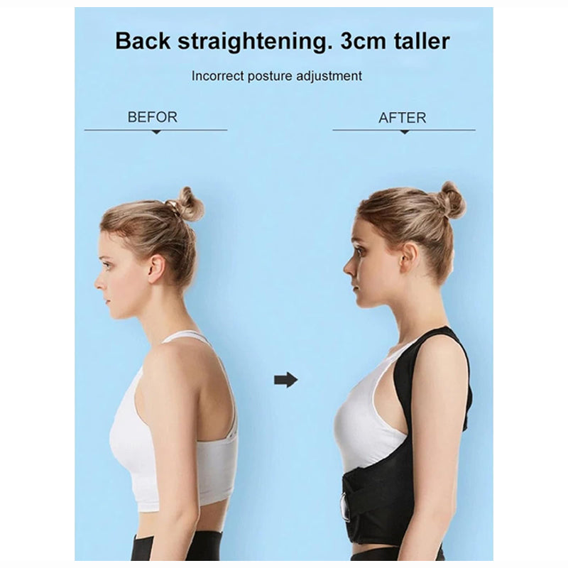 ADJUSTABLE POSTURE CORRECTOR FOR WOMEN AND CHILDREN - BREATHABLE BACK SUPPORT
