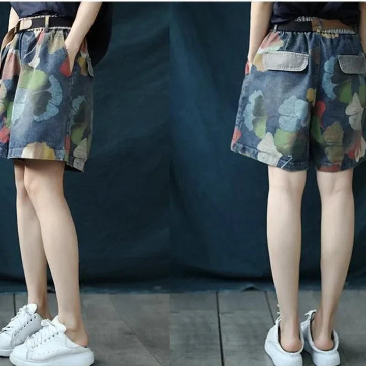 Sammy Jackson™ Zola Plus Size Denim Short | Uniek & Stijlvol