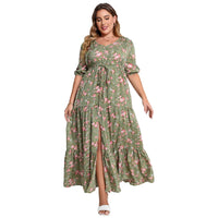 Sammy Jackson™ Nikki Plus Size Jurk | Vintage & Casual