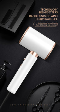 PROFESSIONAL HAIRDRYER 2400W WITH COLD AND WARM AIR - NEGATIVE IONS - POWERFUL HAIRDRYER FOR SALON RESULTS