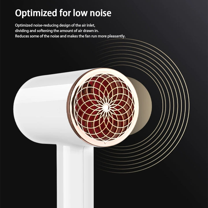 PROFESSIONAL HAIRDRYER 2400W WITH COLD AND WARM AIR - NEGATIVE IONS - POWERFUL HAIRDRYER FOR SALON RESULTS