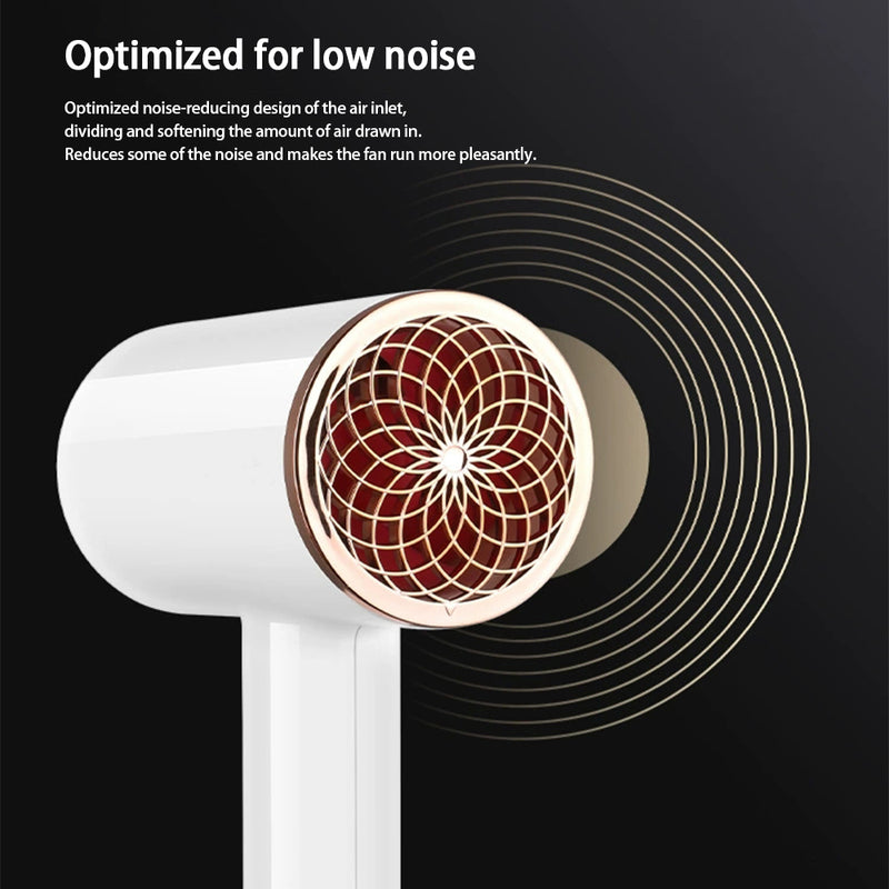 PROFESSIONAL HAIRDRYER 2400W WITH COLD AND WARM AIR - NEGATIVE IONS - POWERFUL HAIRDRYER FOR SALON RESULTS
