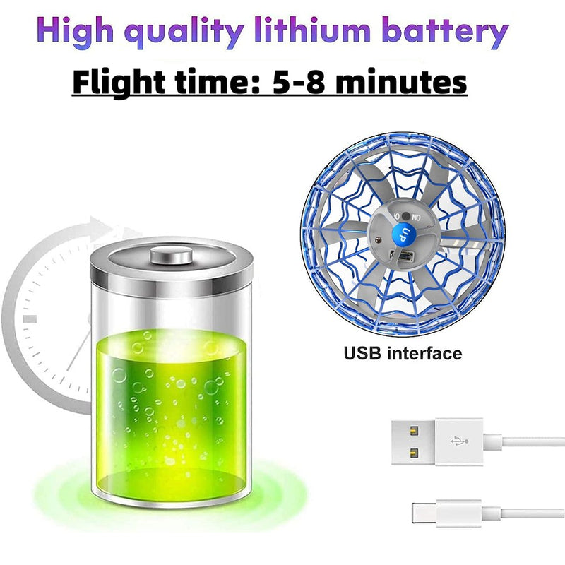 MAGIC FLYING BALL WITH LED LIGHTING - BOOMERANG DRONE TOY FOR KIDS