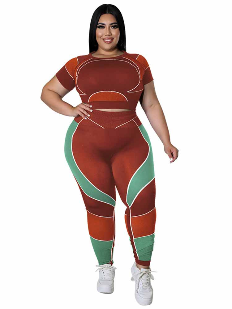 Sammy Jackson™ Alessandra Plus Size Sportset | Sportief & Stijlvol