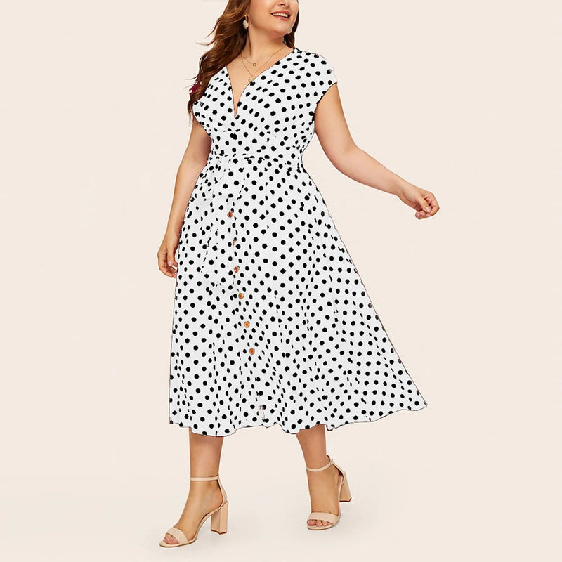 Sammy Jackson™ Sandy Sukienka Plus Size | Komfortowa i Seksowna
