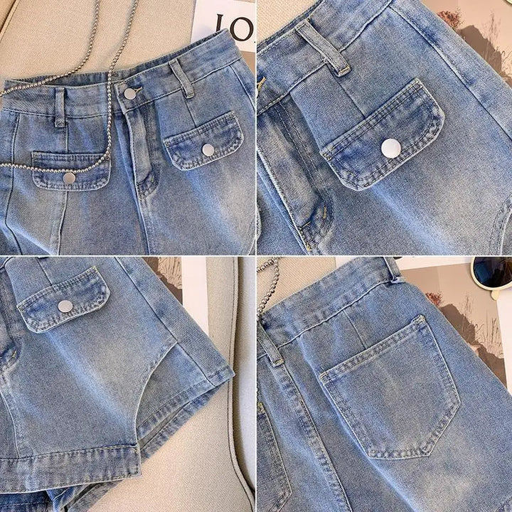 Sammy Jackson™ Sarah Plus Size Denim Short | Casual & Stijlvol