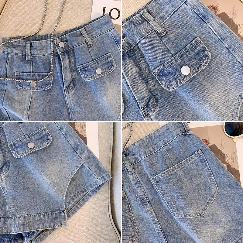 Sammy Jackson™ Sarah Plus Size Denim Short | Casual & Stijlvol